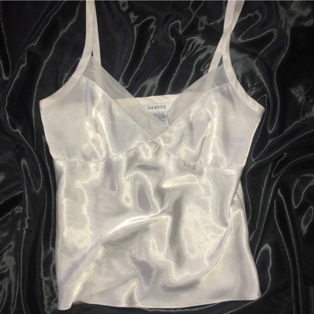 satin tank top